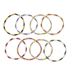8Pcs Glass Seed Beads Stretch Bracelets for Men Women BJEW-MZ00276-5