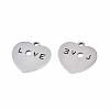 201 Stainless Steel Charms STAS-N095-074-2