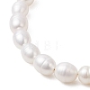 Natural Cultured Freshwater Pearl Beaded Bracelets for Women BJEW-JB13319-02-3