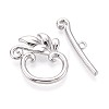 6Pcs Brass Toggle Clasps KK-T073-42P-3