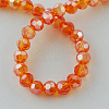 Electroplate Glass Bead Strands LS-EGLA-R015-6mm-28-1