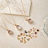 1Pc Alloy Glass Photo Frame Living Memory Floating Locket Pendant Rolo Chain Necklaces for Women NJEW-BM0001-01A-7