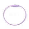 Baking Paint Stainless Steel Cable Wire Keychain AJEW-WH0413-15I-1