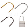 3Pcs 3 Colors Acrylic Bag Strap Curb Chain PACR-SZ0001-11-1