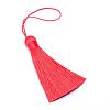 Polyester Cord Tassel Big Pendants OCOR-R064-02-1