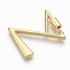 Brass Screw Carabiner Lock Charms KK-T046-001G-Z-NF-3