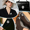 Glass Rhinestone Embroidery Sew on Ornament Accessories PATC-WH0021-070F-5