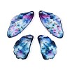 Transparent Epoxy Resin Pendants RESI-T057-30C-2