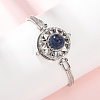 Rotating Sun Natural Lapis Lazuli Link Bracelets GG-CBA0251-11P-12-1