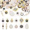 50 Pcs Alloy Enamel Pendants ENAM-TA0003-76-1