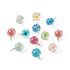 Craftdady 30pcs 15 colors Transparent Glass Pendants GLAA-CD0001-07-8