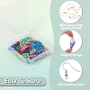 DIY Filigree Butterfly Wing Dangle Earring Making Kit DIY-TA0005-02-14