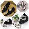 WADORN 4Pcs 2 Styles Alloy Crystal Rhinestone Wedding Shoe Decorations AJEW-WR0002-38-7