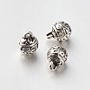 Carved Tibetan Style Alloy Round Charms PALLOY-N0115-08AS-1