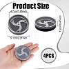 4Pcs Plastic Watch Dial Storage Boxes CON-UN0001-14-3