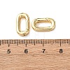 Brass Spring Gate Rings KK-G548-07A-G-3