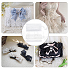 2 Cards 2 Styles Polycotton Pleated Elastic Lace Ribbon OCOR-FG0001-69A-6