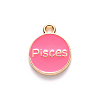 Alloy Enamel Pendants X-ENAM-S124-01A-03H-3