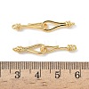 Brass Hook and S-Hook Clasps KK-Z136-41B-G-4