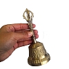 Brass Mini Altar Bells for Witchcraft Wiccan Altar Supplies PW-WG80470-01-1