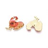 Printed Alloy Pendants LS-ENAM-CJC0020-47D-2