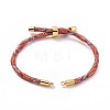 Nylon Cord Silder Bracelets MAK-C003-03G-07-4