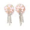 Handmade Polymer Clay Rhinestone Beads CLAY-Z006-02D-1
