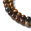 Round Tiger Eye Beads Strands Z0RQT011-AB-3