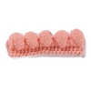 Nylon Pom Pom Ball Lace Ribbon OCOR-WH0097-58H-1