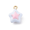Alloy Enamel Charms ENAM-E362-08D-1