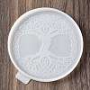 Tree of Life Pattern DIY Cup Mat Silicone Molds DIY-A046-06B-3