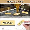 Plastic Blank Name Badge ID Tag with Iron Pins KY-D024-01B-5