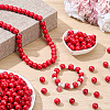 600Pcs Dyed Natural Wood Beads COCO-SC0002-39A-4