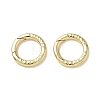 Brass Spring Gate Rings KK-E796-11G-1