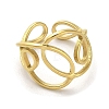Golden 304 Stainless Steel Cuff Rings RJEW-C036-02B-G-2