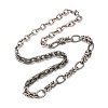 Vintage 304 Stainless Steel Mixed Chain Necklaces NJEW-C115-11AS-4