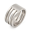 201 Stainless Steel Rings X-RJEW-A034-10P-1-1