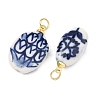 Handmade Porcelain Pendants PALLOY-JF06044-2