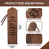 Cowhide Leather Labels AJEW-WH0386-0023-2