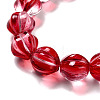 Transparent Glass Beads Strands GLAA-F114-02B-12-6