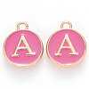 Golden Plated Alloy Enamel Charms LS-ENAM-S118-08A-1