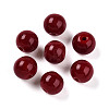 Opaque Solid Color Glass Beads GLAA-N007-10mm-A04-1