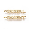 Brass Pendants KK-L188-21G-2