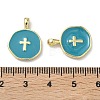 Brass Enamel Pendants KK-G417-01LG-09-3