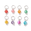 Dyed Natural Freshwater Shell Pendants PALLOY-JF05441-03-1