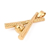 304 Stainless Steel Pendants LS-STAS-D129-15G-2