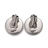 Tarnish Resistant 304 Stainless Steel Clip-on Earring Setting STAS-P249-23D-P-2