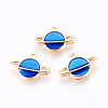 Alloy Enamel Pendants PALLOY-CJ0001-17-3