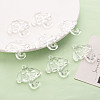 Transparent Acrylic Pendants TACR-T024-01B-205-6