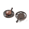 Synthetic Goldstone Pendants G-Q158-03A-R16-2